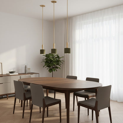 Cerova Modern Ivory Porcelain Pendant Light – Soft Organic Design for Kitchen Island