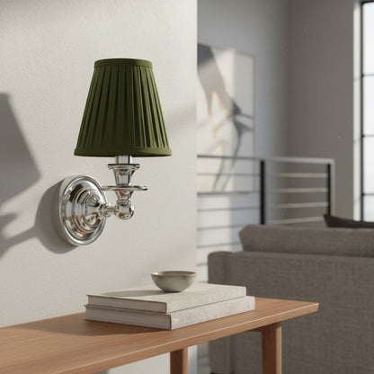 Kalvora Soft Fabric Shade Wall Sconce - Modern Accent Lighting Ideal for Bedroom and Hallway