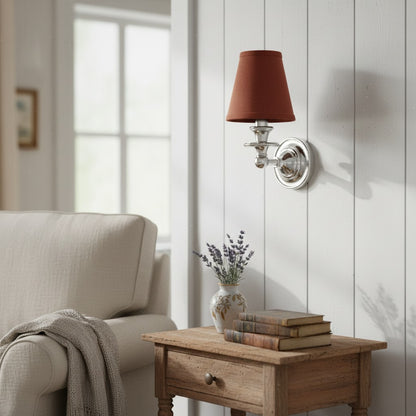 Kalvora Soft Fabric Shade Wall Sconce - Modern Accent Lighting Ideal for Bedroom and Hallway