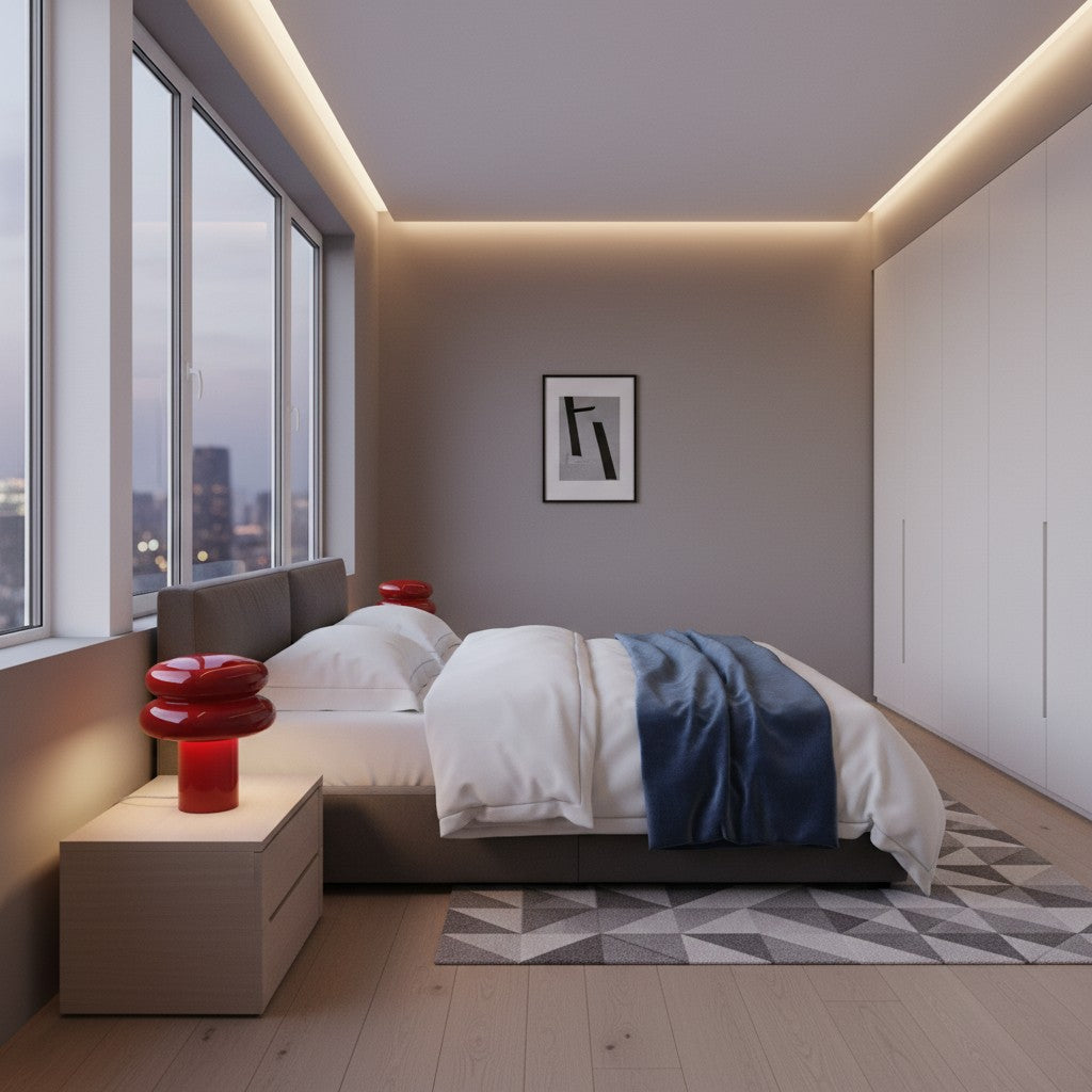 Orra Soft Glow Opal Glass Table Lamp – Contemporary Mushroom Design for Cozy Spaces