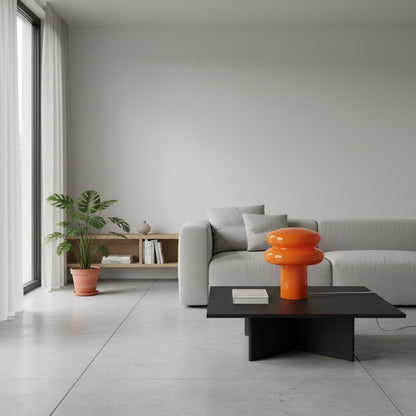 Orra Soft Glow Opal Glass Table Lamp – Contemporary Mushroom Design for Cozy Spaces