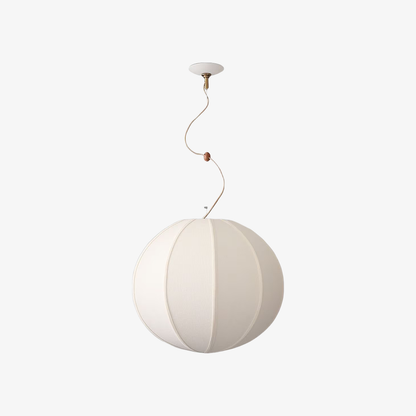 Alvian Adjustable Pendant Light with Linen Shade for Dining Room and Kitchen Island