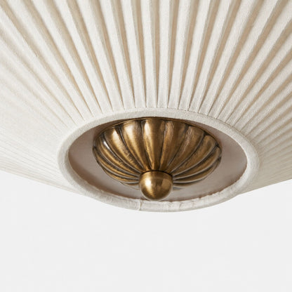 Elumina Silk Semi-Flush Mount – Moderne Deckenleuchte aus Stoff
