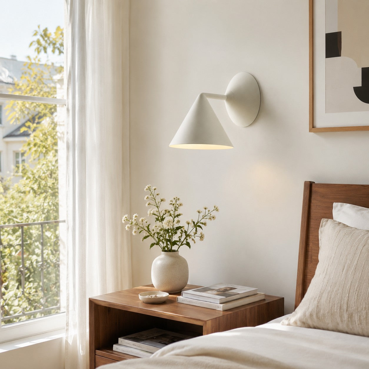 Brivana Wandleuchte – Moderne Metall-Wandlampe für Schlafzimmer & Flur