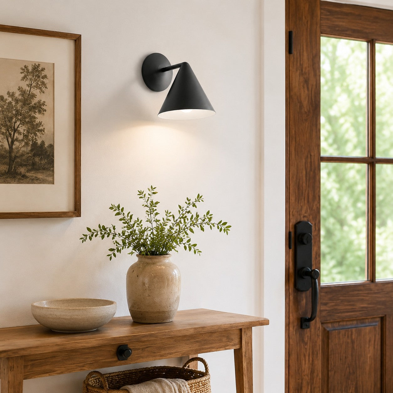 Brivana Wandleuchte – Moderne Metall-Wandlampe für Schlafzimmer & Flur
