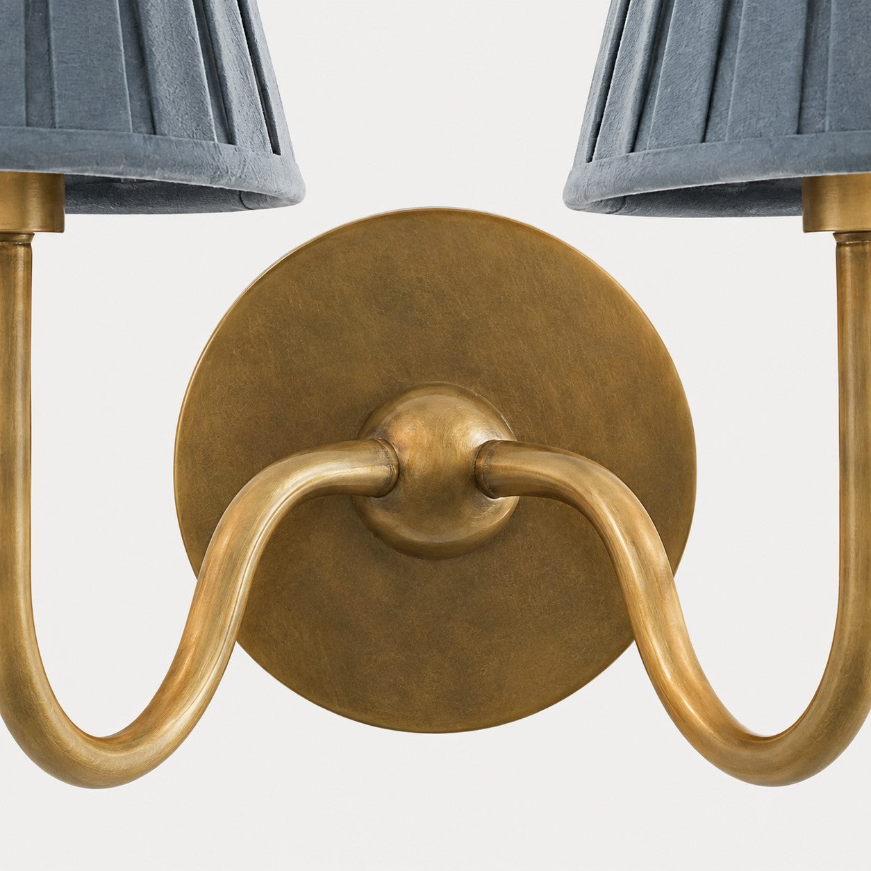 Luvora Gefalteter Leinenlampenschirm Wandlampe Vintage Modern für Schlafzimmer und Flur