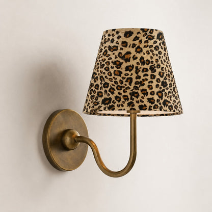 Luvora Gefalteter Leinenlampenschirm Wandlampe Vintage Modern für Schlafzimmer und Flur