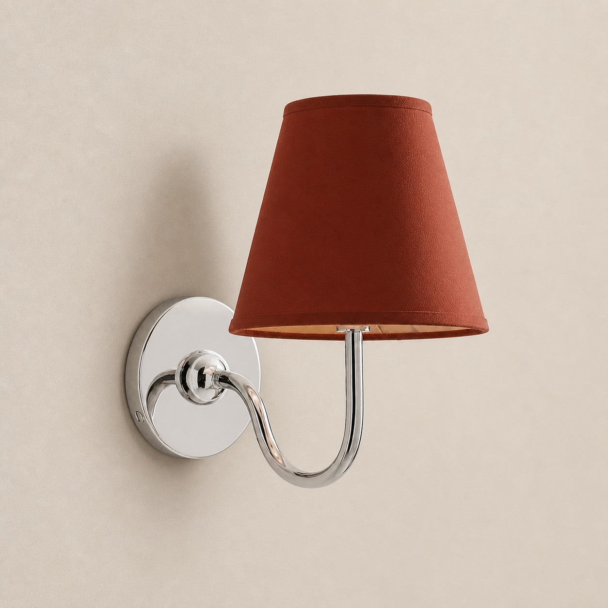 Luvora Gefalteter Leinenlampenschirm Wandlampe Vintage Modern für Schlafzimmer und Flur