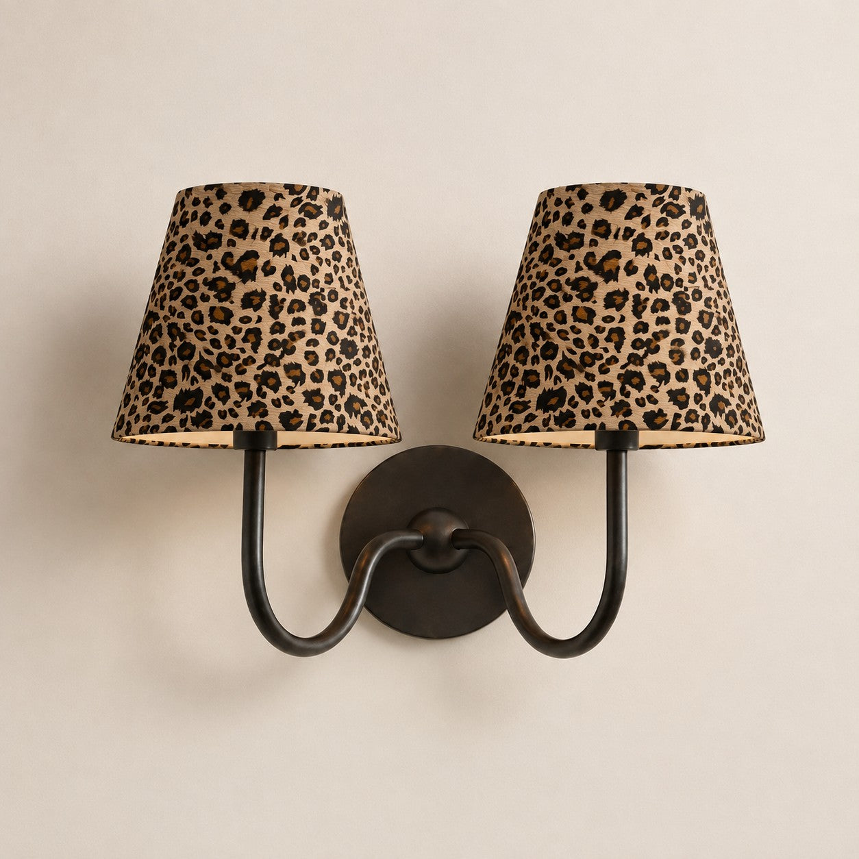Luvora Gefalteter Leinenlampenschirm Wandlampe Vintage Modern für Schlafzimmer und Flur