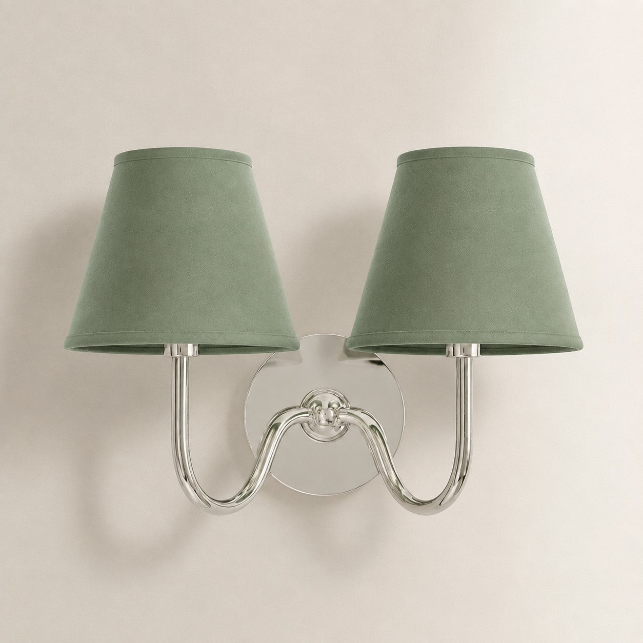 Luvora Gefalteter Leinenlampenschirm Wandlampe Vintage Modern für Schlafzimmer und Flur