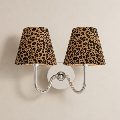 Luvora Gefalteter Leinenlampenschirm Wandlampe Vintage Modern für Schlafzimmer und Flur