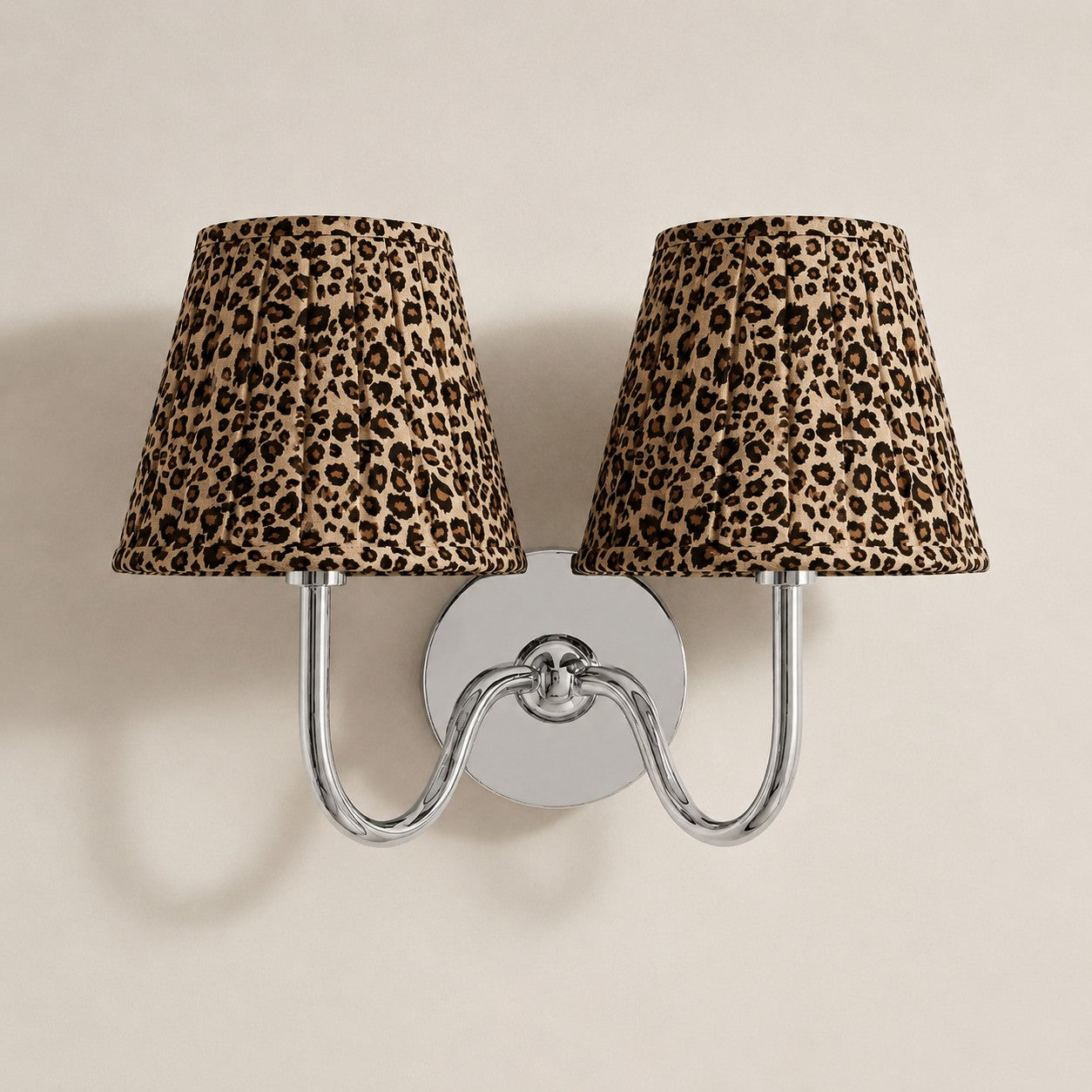 Luvora Gefalteter Leinenlampenschirm Wandlampe Vintage Modern für Schlafzimmer und Flur