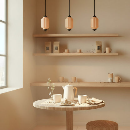 Eloise Petite Pendant Light - Vintage Milk Glass Lamp