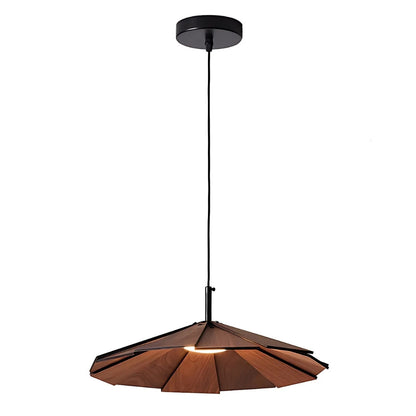 Wabi Sabi Rustikaler Schirm Holz Pendelleuchte