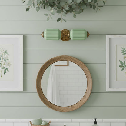 Eloise Glass Wall Sconce - Vintage Milk Glass Vanity Sconce