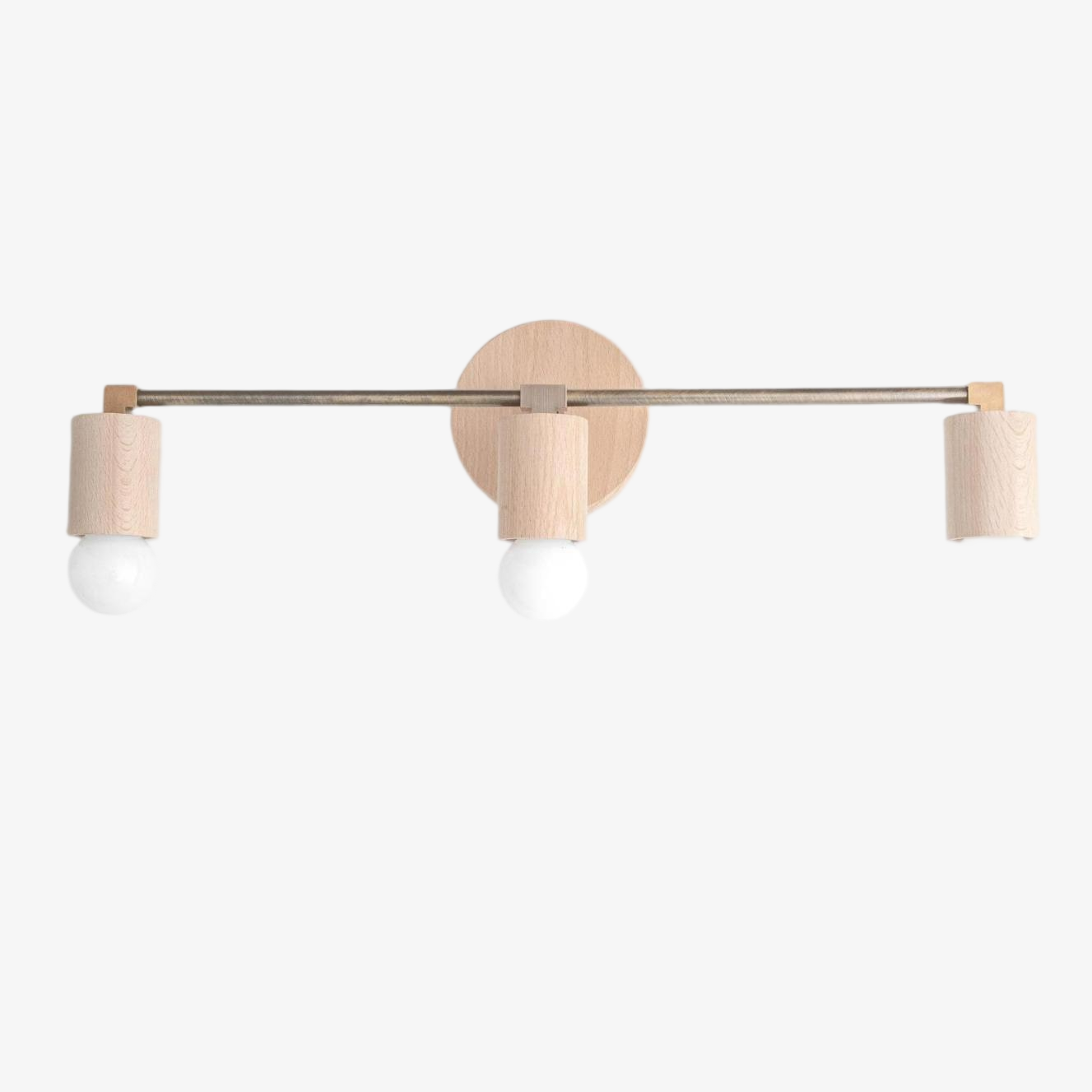 Mobilux Line Holz- und Schminktischleuchte – Böhmische Badezimmerbeleuchtung