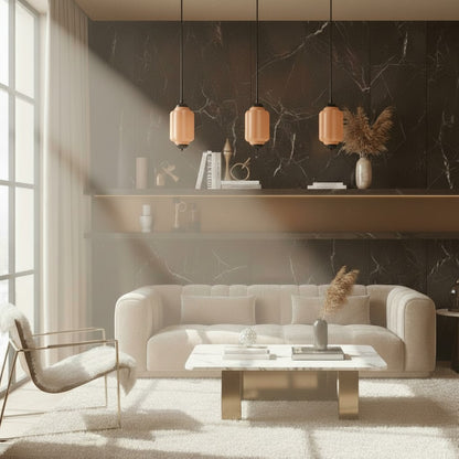 Eloise Petite Pendant Light - Vintage Milk Glass Lamp