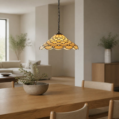 TF Pearl Pendelleuchte – Mit Glasschirm und verstellbarer Länge für Esszimmer und Küchen