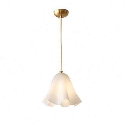 Bellina Artistic Glass Pendant Light - Modern Bloom Inspired Hanging Ceiling Lamp