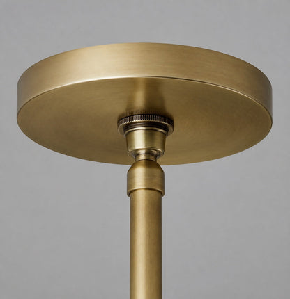 Hand Carved Alabaster Cylinder Pendant Light