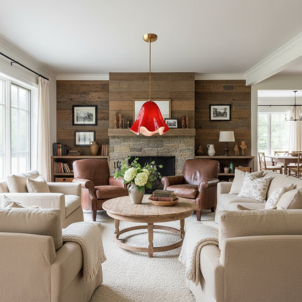 Bellina Sculptural Floral Pendant Light Contemporary Ceiling Fixture for Living Room