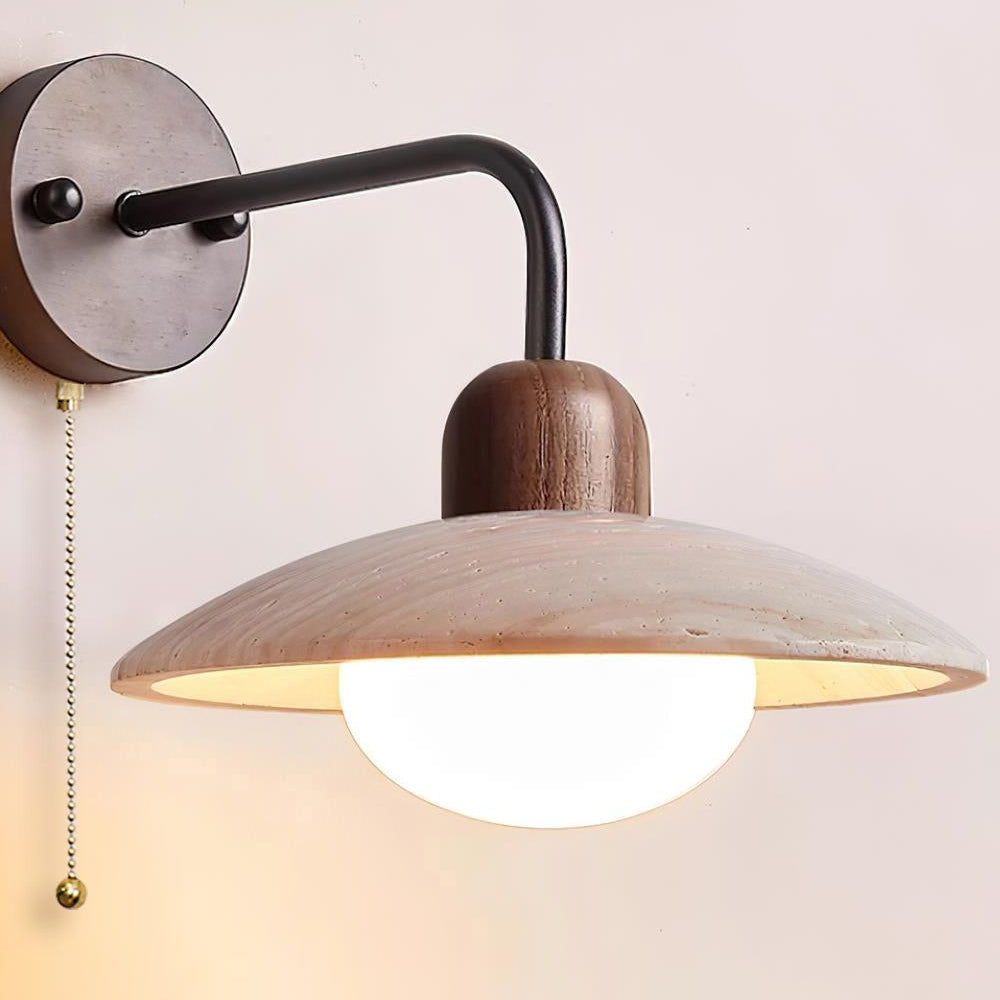 Modernes Design Disc Travertin Wandleuchte