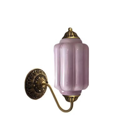 Eloise Glas Wandleuchte - Vintage Wandleuchte Milchglas