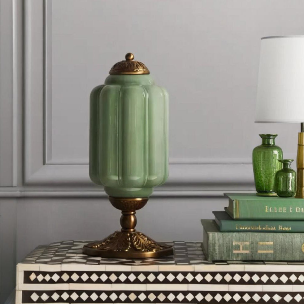 Eloise Tischlampe - Vintage Design Glas Tischlampe
