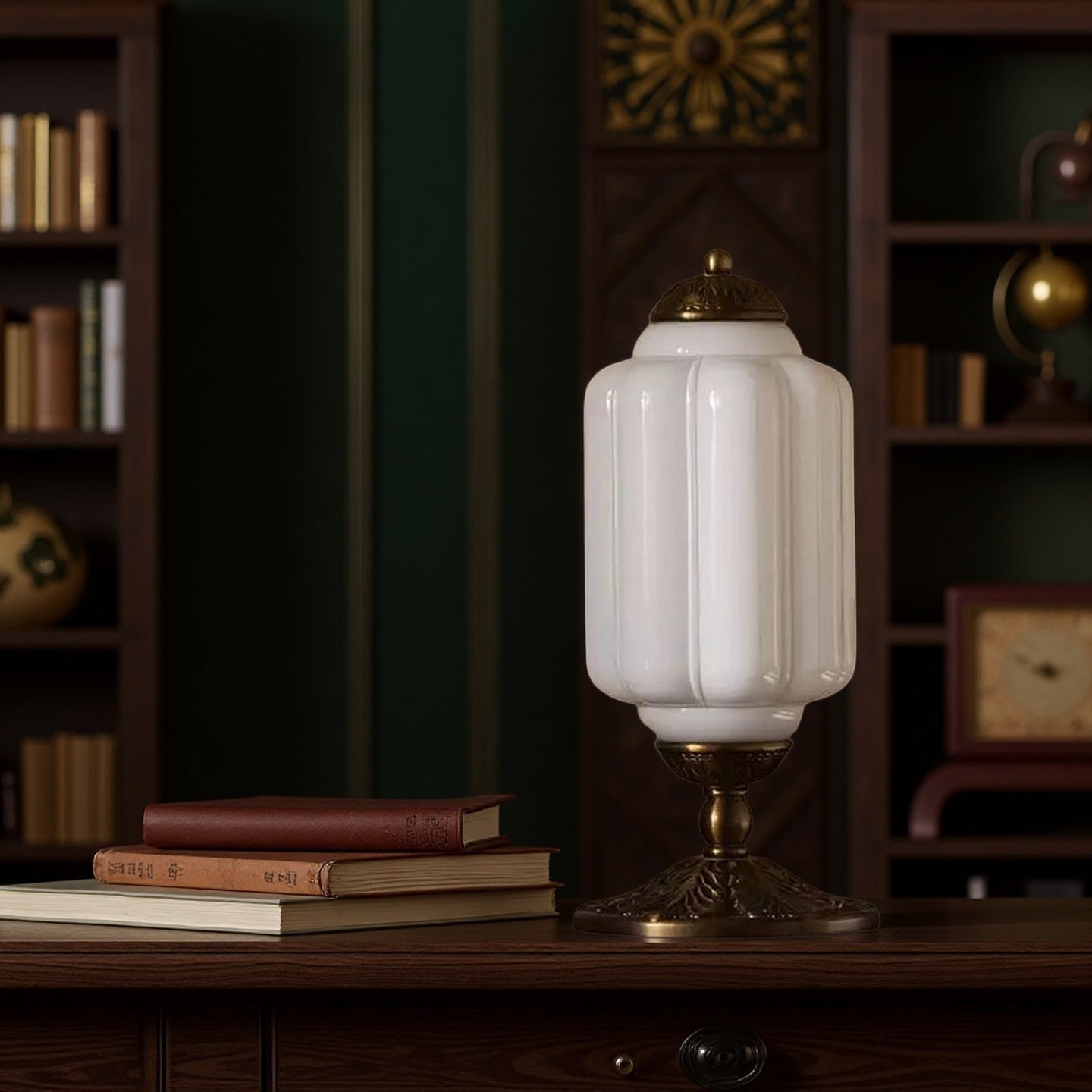Eloise Tischlampe - Vintage Design Glas Tischlampe