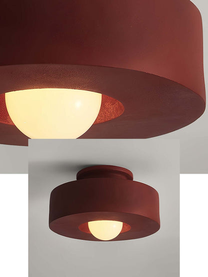 Moderne Nordische Minimalistische Rund Harz Deckenlampe
