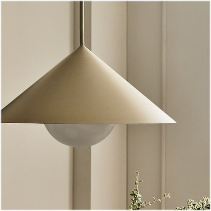Brivana Adjustable Pendant – Mid-Century Cone Light for Kitchen & Dining