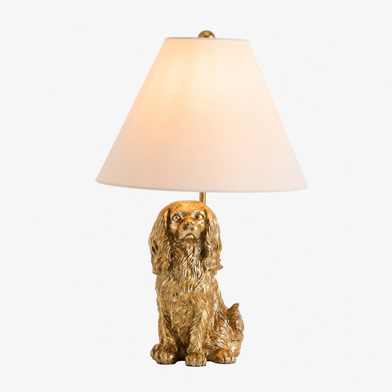 Pawdia Einzigartige Tischlampe – Dekorative Keramik-Tier-Nachttischlampe