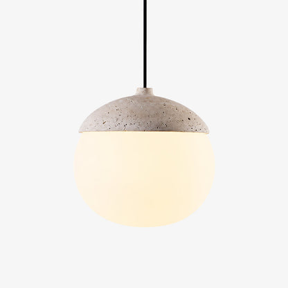 Cream Wabi-Sabi Vintage Pendant Light