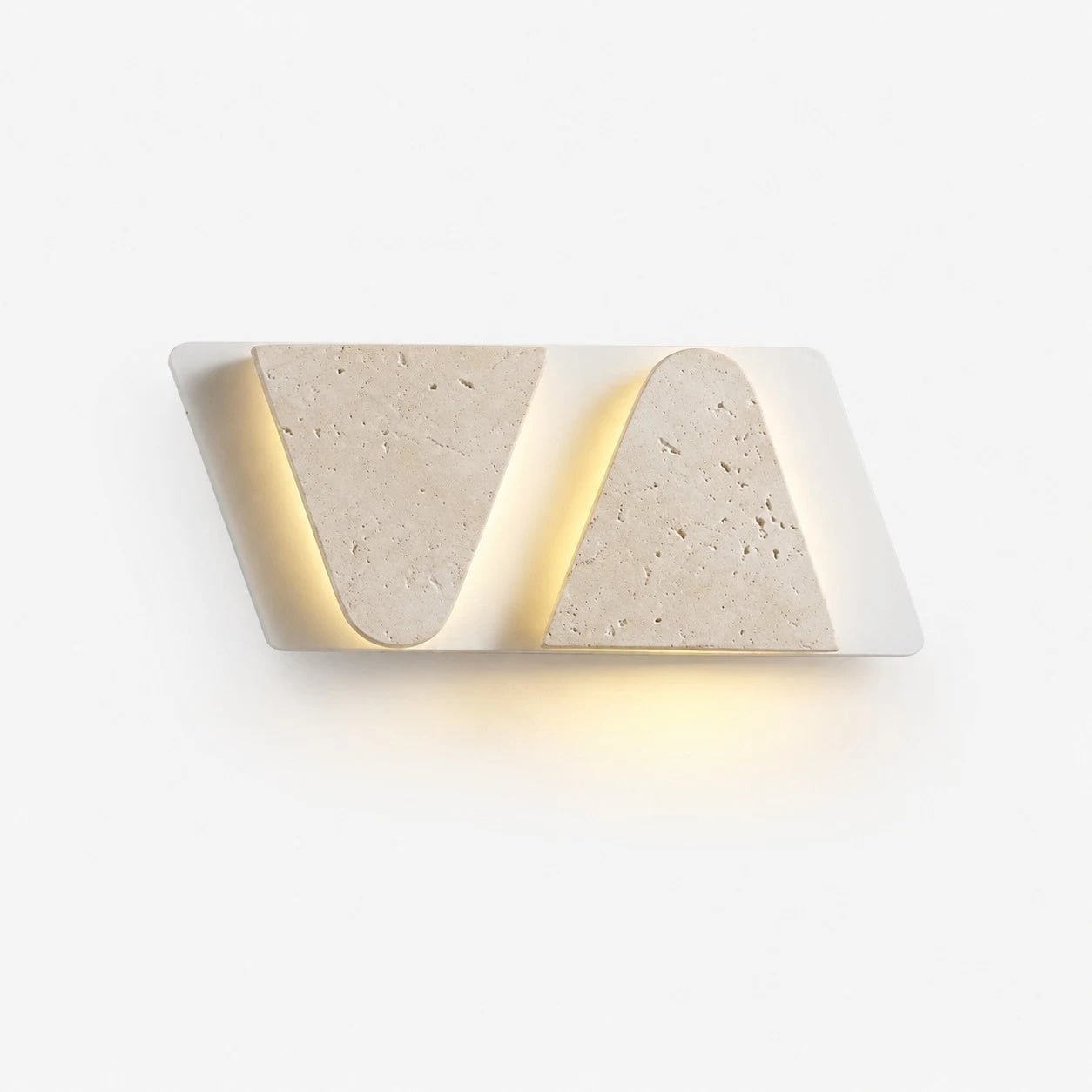 Travertine-Texture Multi-Head Wall Sconce