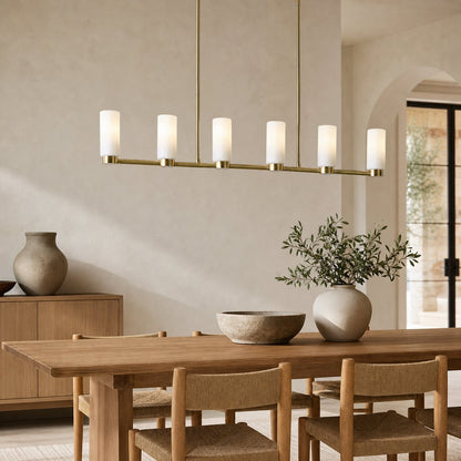 Rivora Kronleuchter aus geriffeltem Glas – Elegantes, geripptes, langlebiges Design