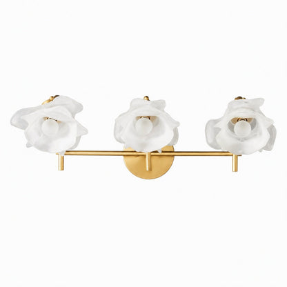 Revalis Glasblumen-Wandleuchte – Moderne florale Wandleuchte