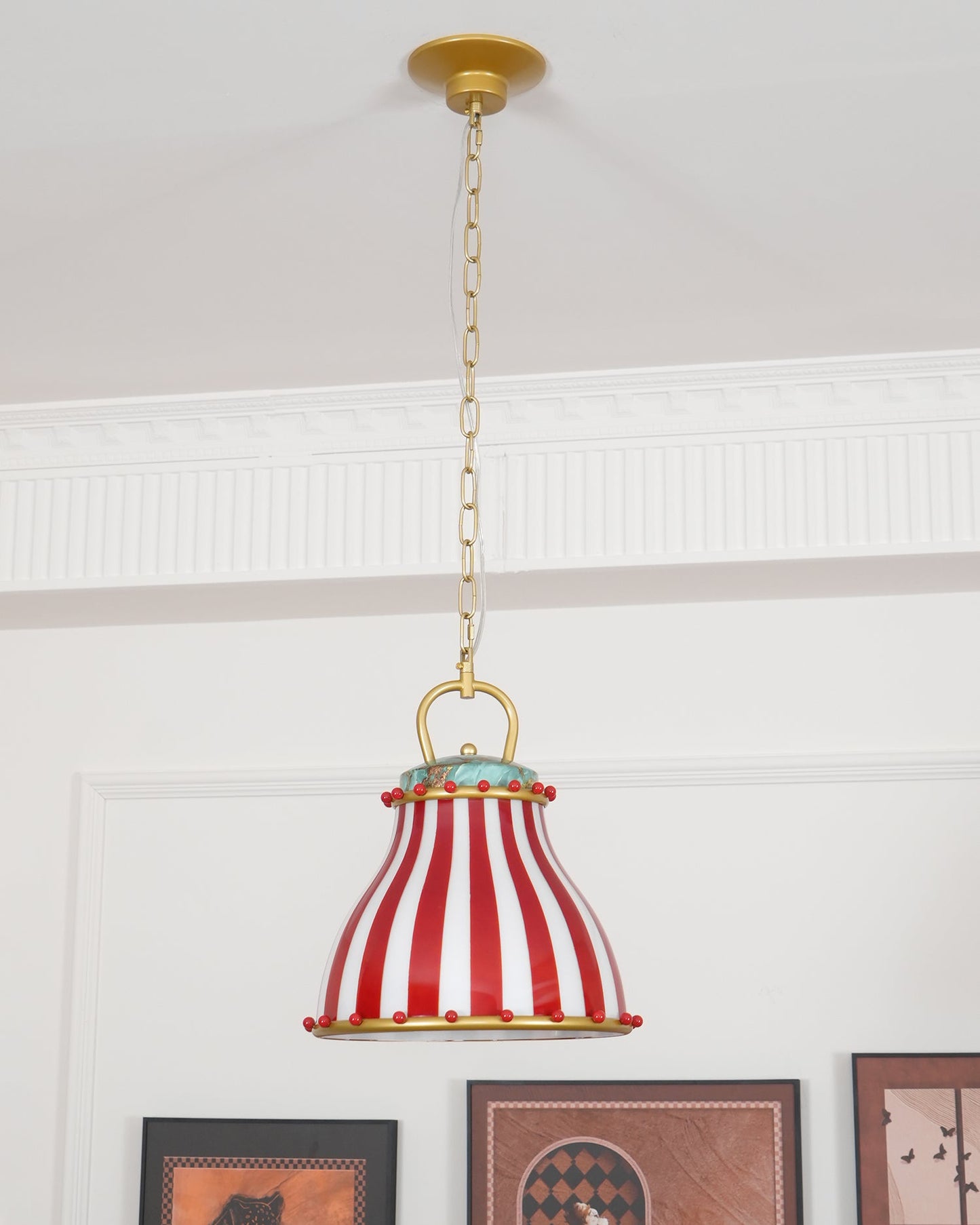 Dekoration Retro Glas Zirkus Pendelleuchte