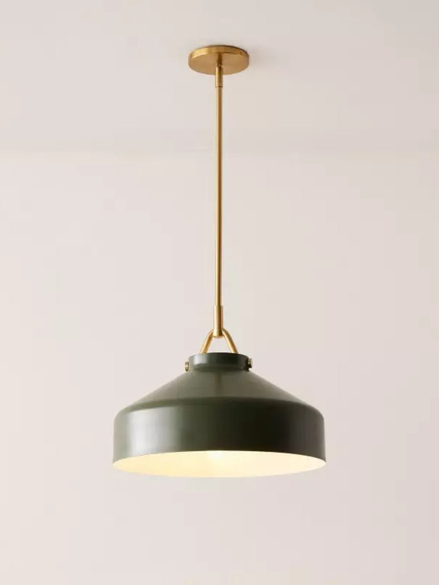 Skandinavisch Metallstange Glockenform Pendelleuchte