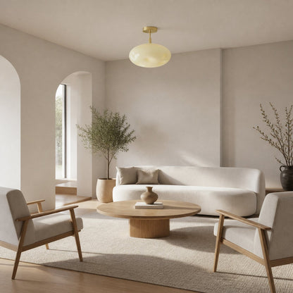 Orra Deckenleuchte – Skulpturales Kugeldesign, modern, minimalistisch, vielseitig für das Wohnzimmer