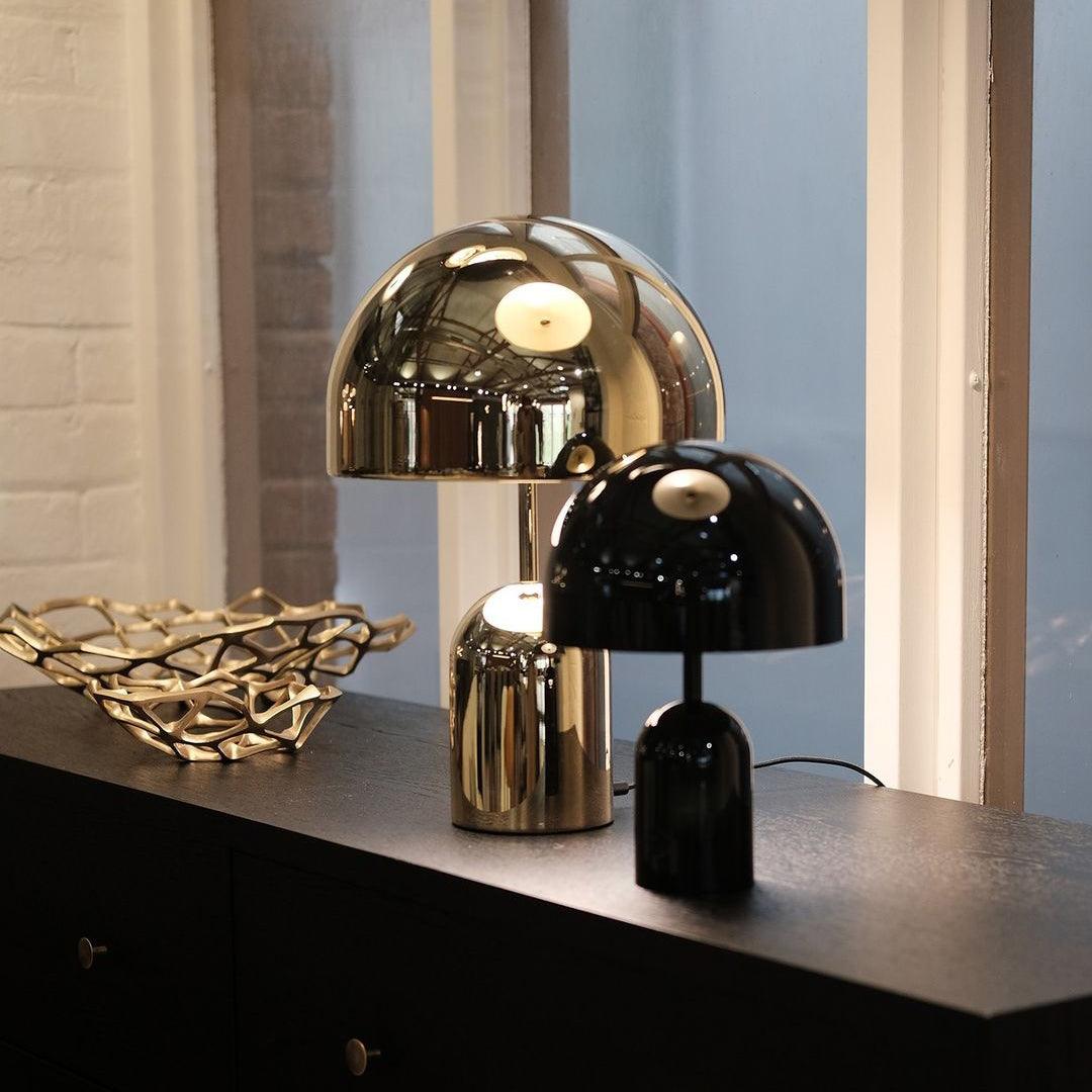 Bell Domed Table Lamp – Modern Minimalist Light for Bedroom & Reading Nooks