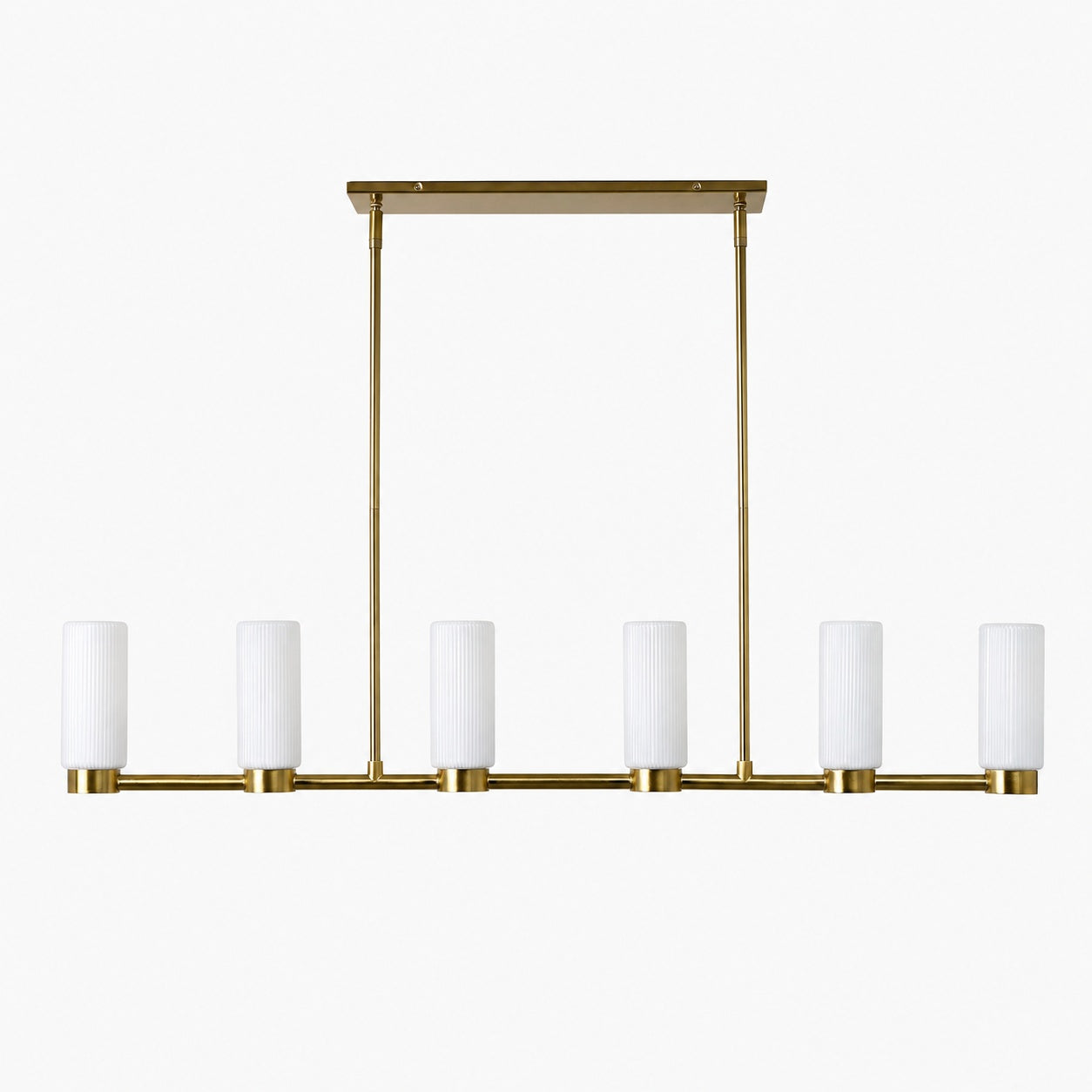 Rivora Kronleuchter aus geriffeltem Glas – Elegantes, geripptes, langlebiges Design