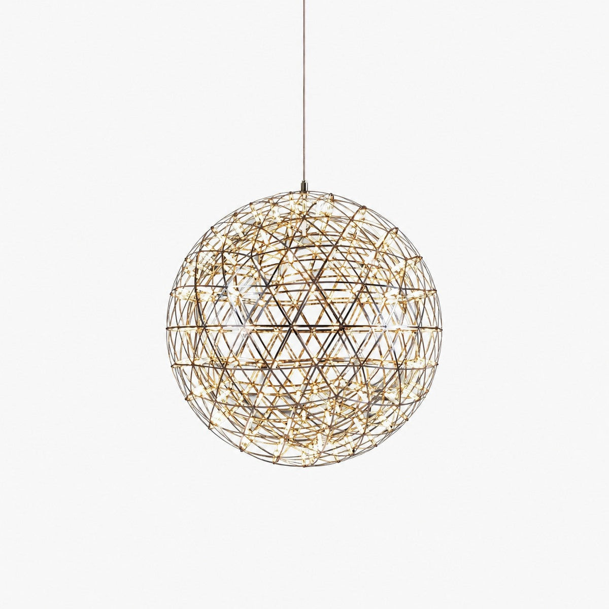 Silver Spark Ball Pendant Light