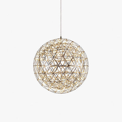 Silver Spark Ball Pendant Light
