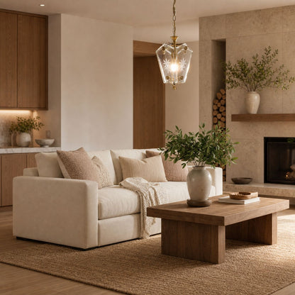 Kerise Sleek Glass Shade Pendant - Designer Ambient Light for Open Spaces or Lounges
