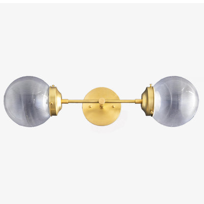 Lumio Globe Versatile Vanity Sconce - Dimmable Light for Bathroom and Hallway Use