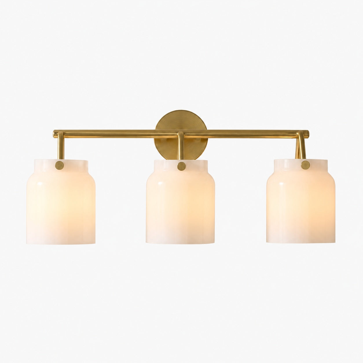 Moderne 3-flammige Wandleuchte Hanton – Badezimmerleuchte aus Metall