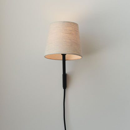 Novira Modern Minimalist Wall Sconce - Soft Pivoting Shade Design Bedroom Reading and Ambient Lighting