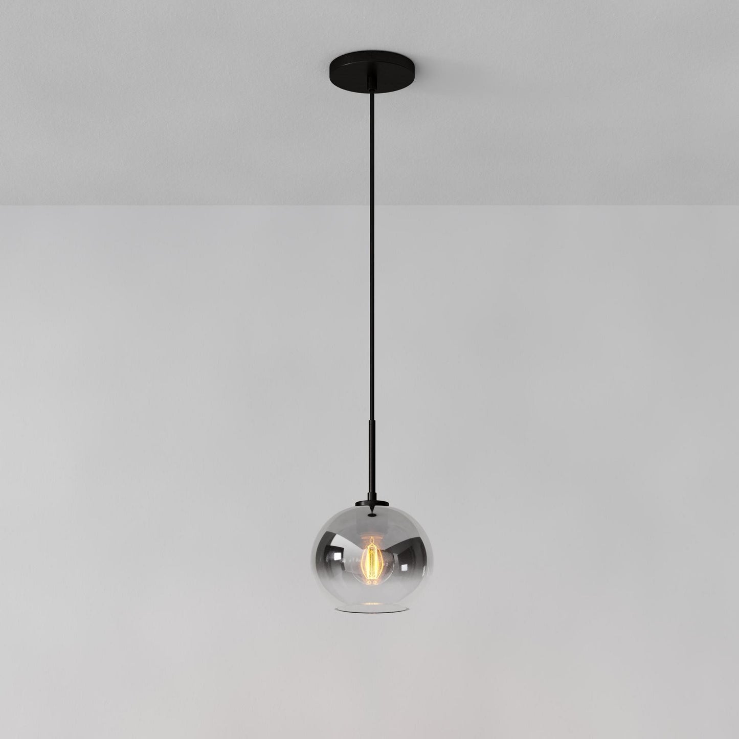 Selvion Sculptural Globe Pendant Light - Modern Glass Pendant Lamp - Sleek Design