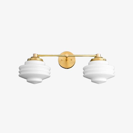 Geotower Glass Modern Wall Sconce - Glass Globe Light - Elegant Home Fixture