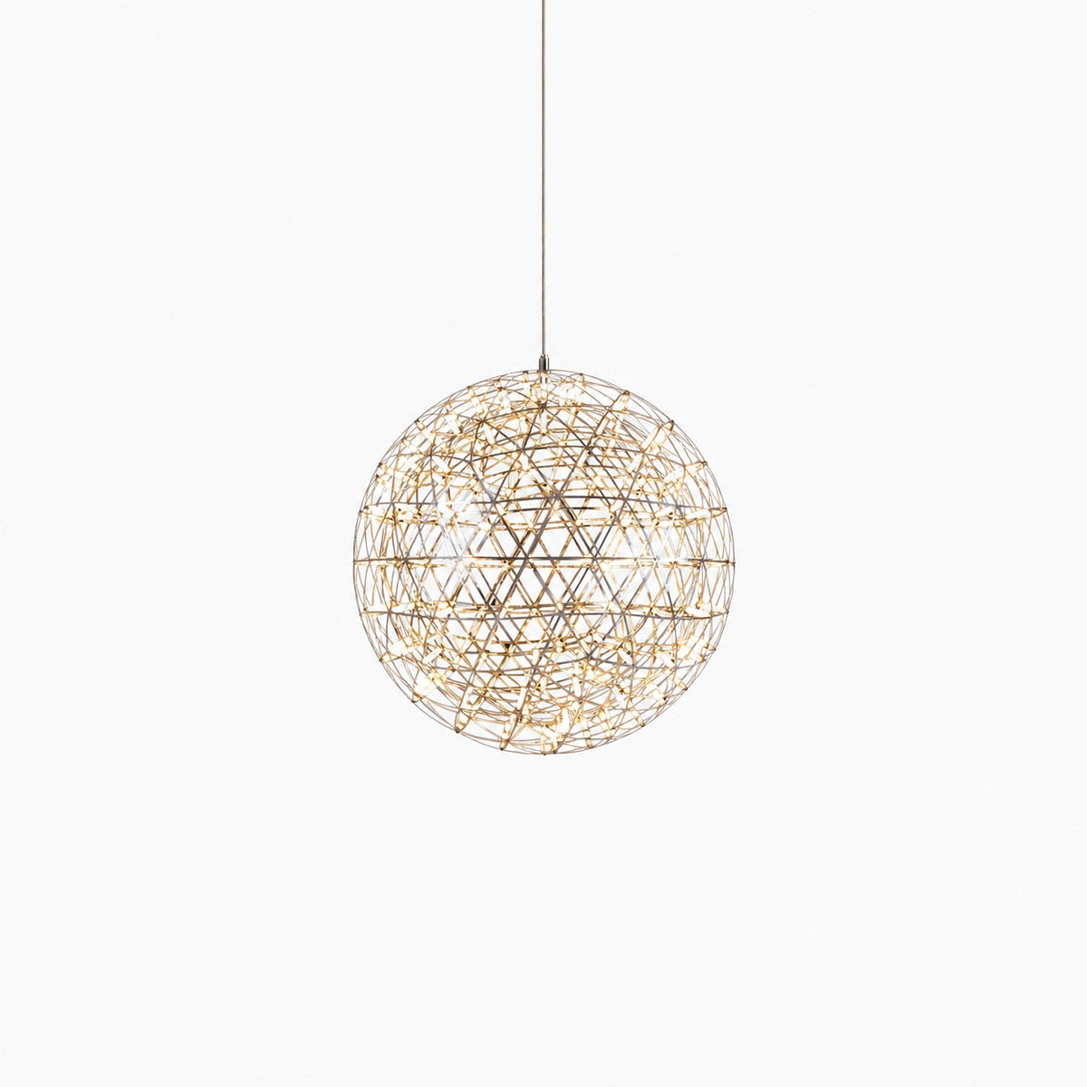 Silver Spark Ball Pendant Light